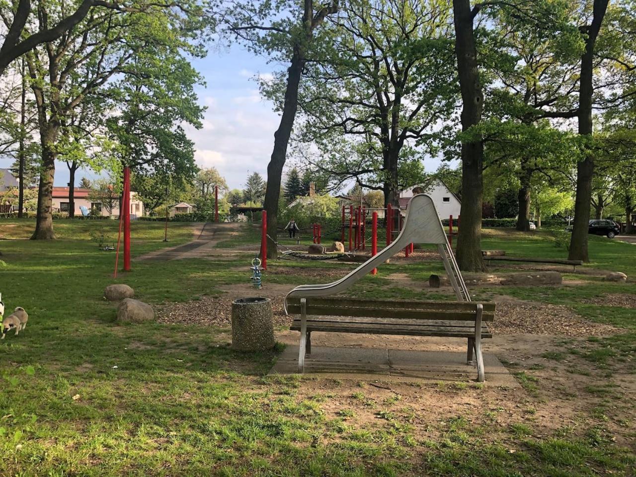 Ferienwohnung Am Park Leipzig Bagian luar foto